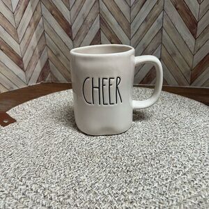 Rae Dunn Cream 'Cheer' Mug